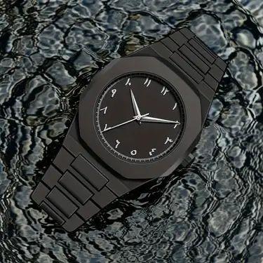 Black Aura Quartz Watch – Stylish Analog Watch for Men & Boys - NexaNest