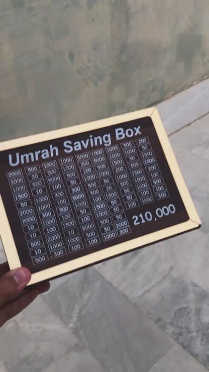Wooden – Umrah Saving Box
